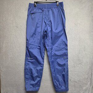 Marmot Rain Pants Women’s XL Blue Waterproof Packable Outdoor Hiking Camping